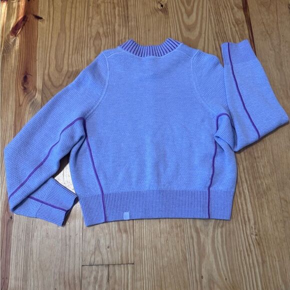 Lululemon Reversible Double-Knit Zip-Up Sweater Faint Lavender Women’s SIZE 4 - Picture 13 of 14